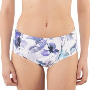 Femilet Java Sustainable Midi Bikini Brief Violet Mønster polyamid 44 Dame