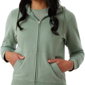 Firefly Basic Hættetrøje Dame Grøn