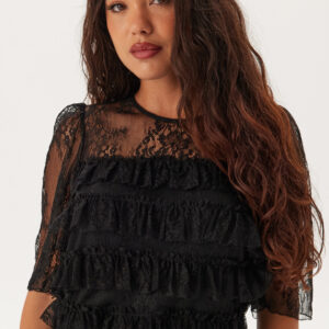 Frill Detail Wide Sleeve Blouse