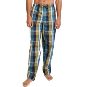 Jockey Loungewear Pant Woven Blå/Gul bomuld Medium Herre