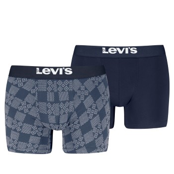 Levis 2P Denim Inspired Boxer Marineblå bomuld Medium Herre Levis 2P Denim Inspired Boxer Marineblå bomuld Medium Herre