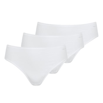 Mey Trusser 3P Organic Cotton American Briefs Hvid bomuld 44 Dame Mey Trusser 3P Organic Cotton American Briefs Hvid bomuld 44 Dame