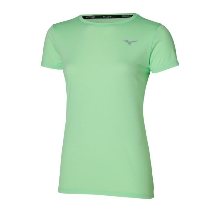 Mizuno Impulse Core SS Tee Str. XL Grøn Dame Mizuno Impulse Core SS Tee Str. XL Grøn Dame