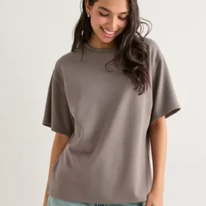 Nelly - Brun - Luxury Oversized Tee