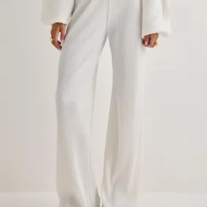 Nelly - Hvid - Perfect Plisse Pants