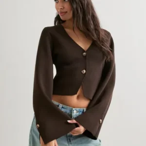 Neo Noir - Brun - Fulvia Knit Blouse
