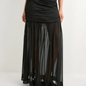 Neo Noir - Sort - Mori Layered Skirt