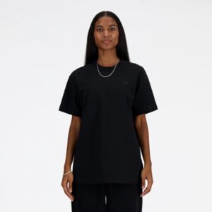 New Balance Athletics Jersey SS Tee Str. XS Sort Dame