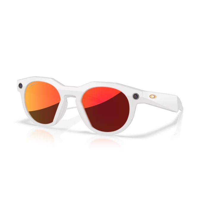 Oakley Meta HSTN (Prizm Ruby) Str. ONE SIZE Hvid Unisex Oakley Meta HSTN (Prizm Ruby) Str. ONE SIZE Hvid Unisex