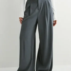 Only - Grå - Onlsvea Life Hw Wide Pant Cc Tlr