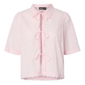 Pieces - Bluse - Jihanna Top - Pink-A-Boo
