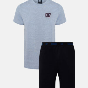 Pyjamas m. shorts | 100% bomuld | Multifarvet