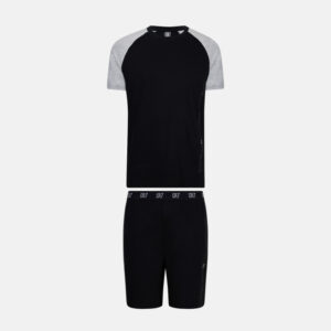 Pyjamas m. shorts | 100% bomuld | Sort