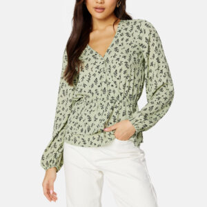 Serene wrap blouse