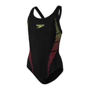 Speedo Placement Muscleback Badedragt Dame 128 Sort