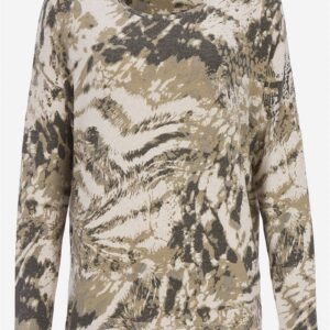 Superblød, mønstret jerseytop