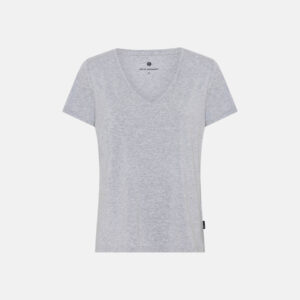 T-shirt v-neck | Bambusviskose | Grå
