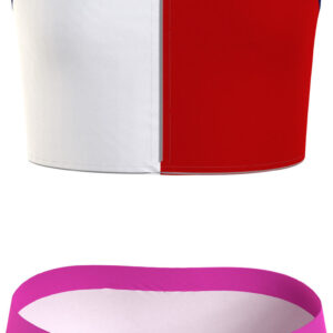 Tommy Hilfiger Bralette Set Bikini Dame 1416 Pink