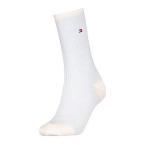 Tommy Hlfiger Women Premium Stripe Socks Strømper Hvid/Blå Str 35/38 Dame