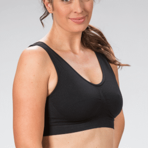 Trofé Heidi BH top, sort, Størrelse: XXL, Dame