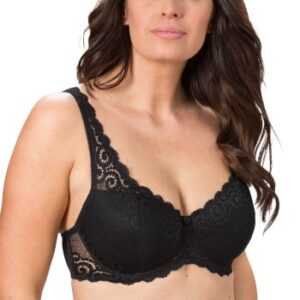 Trofe Irene Underwire Bra BH Sort polyamid B 65 Dame
