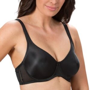 Trofe Minimizer Underwire Bra BH Sort D 80 Dame