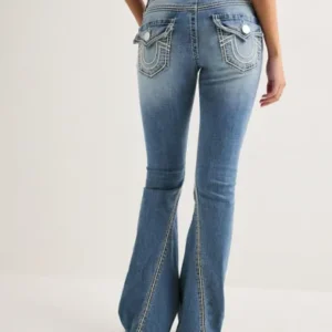 True Religion - Blå - MB3 Rope Joey Mr Ultra Flare Flap Big T_