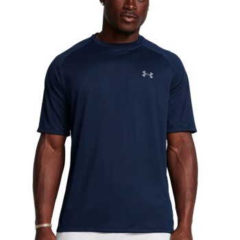 Under Armour Tech 2.0 T-Shirt Mørkblå polyester Large Herre Under Armour Tech 2.0 T-Shirt Mørkblå polyester Large Herre