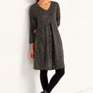 V-udskåret jerseykjole