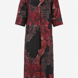 Vævet, mønstret kjole