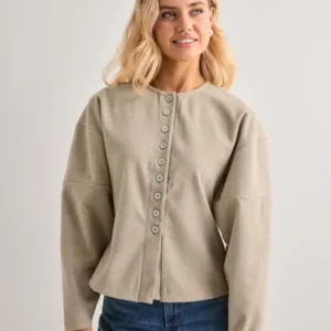 Vero Moda - Beige - Vmklea Ls O-Neck Cardigan Jrs Ga