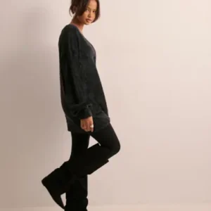 Vero Moda - Sort - Vmalina Ls V-Neck Long Pullover Boo