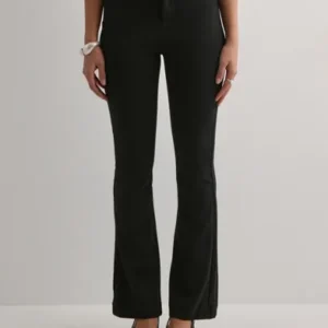 Vero Moda - Sort - Vmamira Mw Flared Pant Ga Noos
