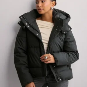 Vero Moda - Sort - Vmgretakylie Short Coated Jacket No