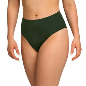 Wiki Swim Tai Highwaist Brief Mørkgrøn 44 Dame