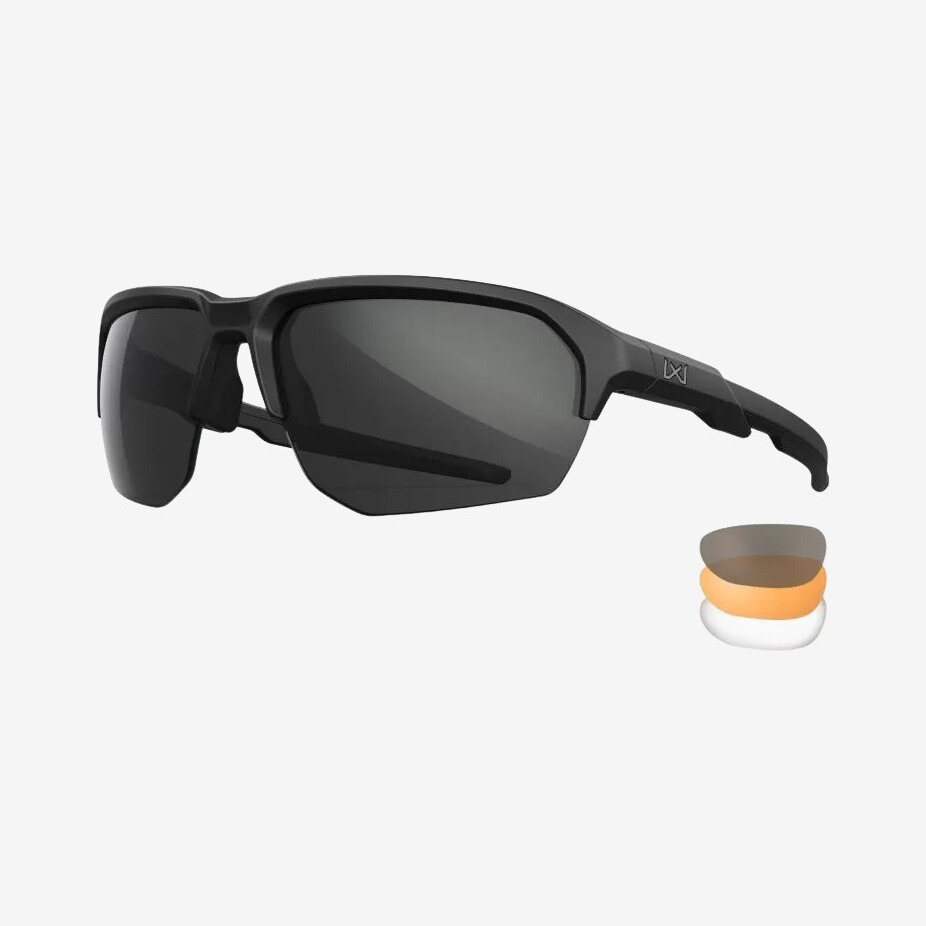 Wiley X - Jakl solbrille (3 linser) (Matte Black) Wiley X - Jakl solbrille (3 linser) (Matte Black)