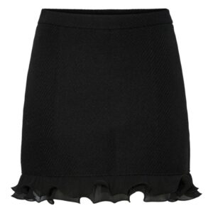 Y.A.S - Nederdel - Frino HW Short Skirt - Black