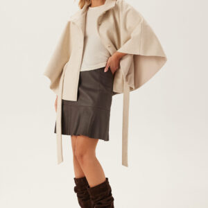 Yascolly Mw Naplon Leather Skirt