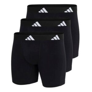 adidas 3P Active Flex Cotton Boxer Brief Sort bomuld Small Herre