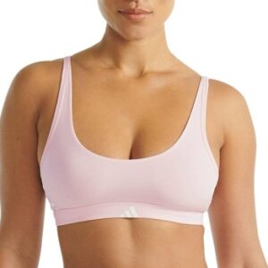 adidas BH Sport Active Essentials 3 Stripes Bralette Lyserosa bomuld X-Large Dame