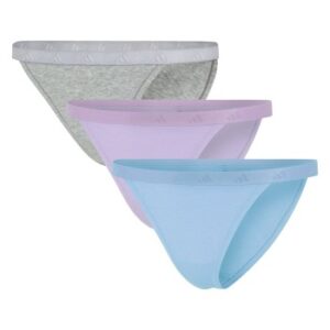 adidas Trusser 3P Sport Active Essentials Cotton Tanga Flerfarvet bomuld Large Dame