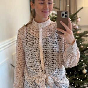 Continue - Bluse - Karina Lace - Nougat