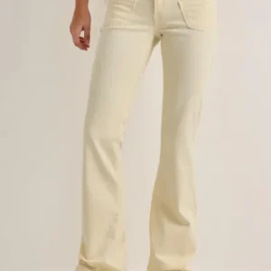 Nelly - Gul - Super Low Heart Pocket Bootcut Jeans