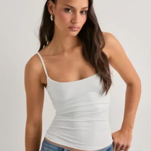 Nelly - Hvid - Built In Bra Singlet
