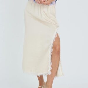 A-View - Nederdel - Zoe Skirt - Pale Yellow (Levering slut januar)