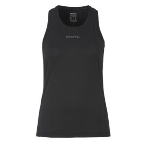 Craft ADV Essence Singlet 2 Str. XS Dame - Sort løbesinglet til optimal komfort og ydeevne