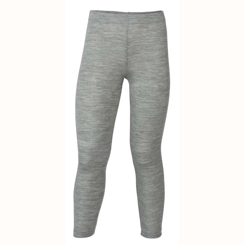 Engel Natur Bukser/Leggings - Uld/Silke - Grey Melange Engel Natur Bukser/Leggings - Uld/Silke - Grey Melange