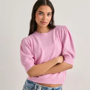 Vero Moda - Pink - Vmdoffy 2/4 O-Neck Pullover Ga Noos