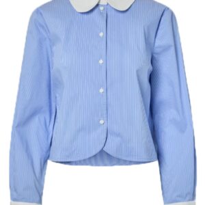Y.A.S - Skjorte - Abri LS Short Shirt - Vista Blue