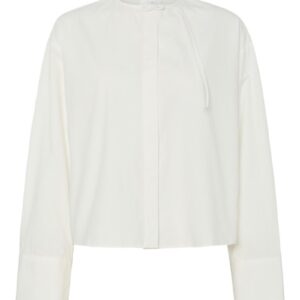 Y.A.S - Skjorte - Lea LS Short Shirt - Star White